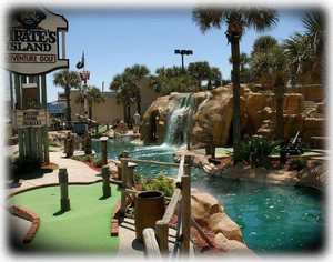 Choose from several mini golf amusement centers close by