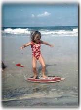Skimboarding is always fun for the kids!