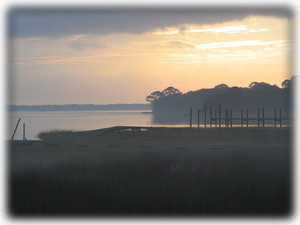 Sunrise on the bay!