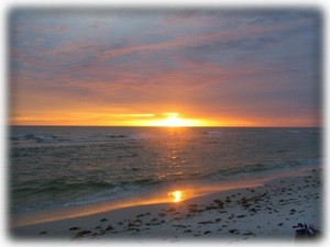 Sunsets on Cape San Blas are alway SPECTACULAR!