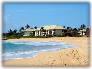 Looking at your room from the beach just feet away.